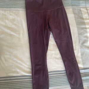 Lululemon Plum High Rise Leggings